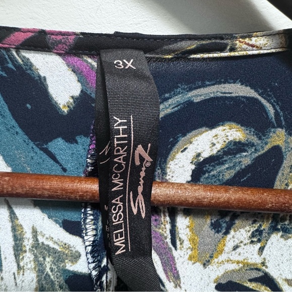 Melissa McCarthy Seven7 Floral Duster Kimono Size 3x NWT Brand New - Picture 2 of 12